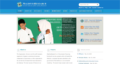 Desktop Screenshot of maldivesresearch.org